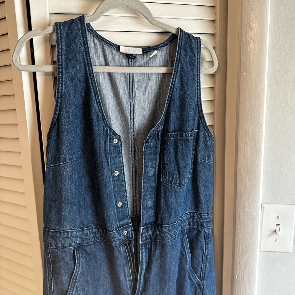 Universal Threads Denim Sleeveless Jumpsuit